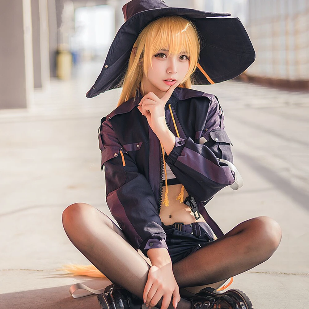 VEVEFHUANG Аниме Touhou проект Kirisame Marisa маскарадный костюм униформа на Хэллоуин для