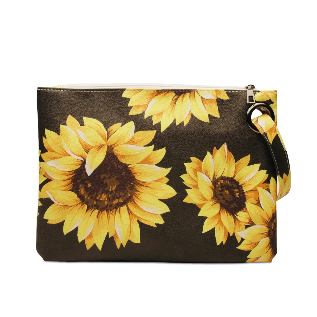 Women Oversized Clutch Leopard Cow Animal Print Wristlet Clutch Bag PU Leather Handbag Personalize Evening Purse For Ladies