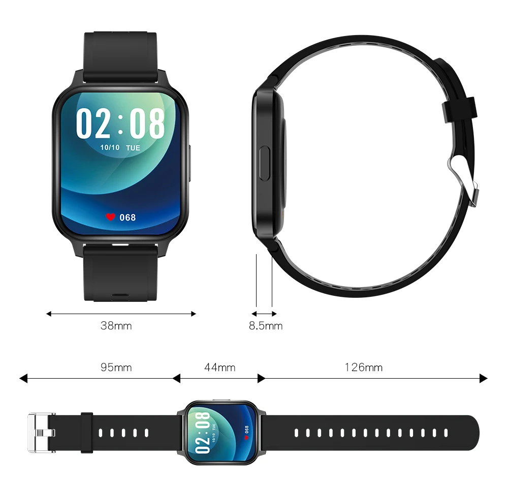 Смарт-часы Xiaomi для мужчин и женщин фитнес-трекер с сенсорным экраном 2021 дюйма