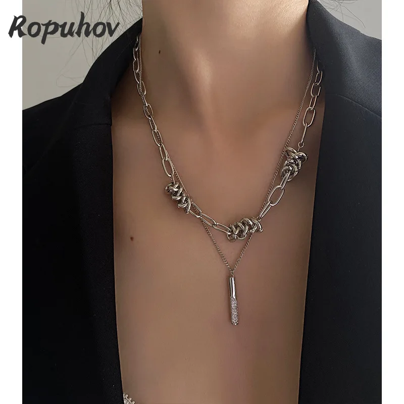 Ropuhov 2021 новые модные ювелирные изделия для женщин подарок начальное ожерелье