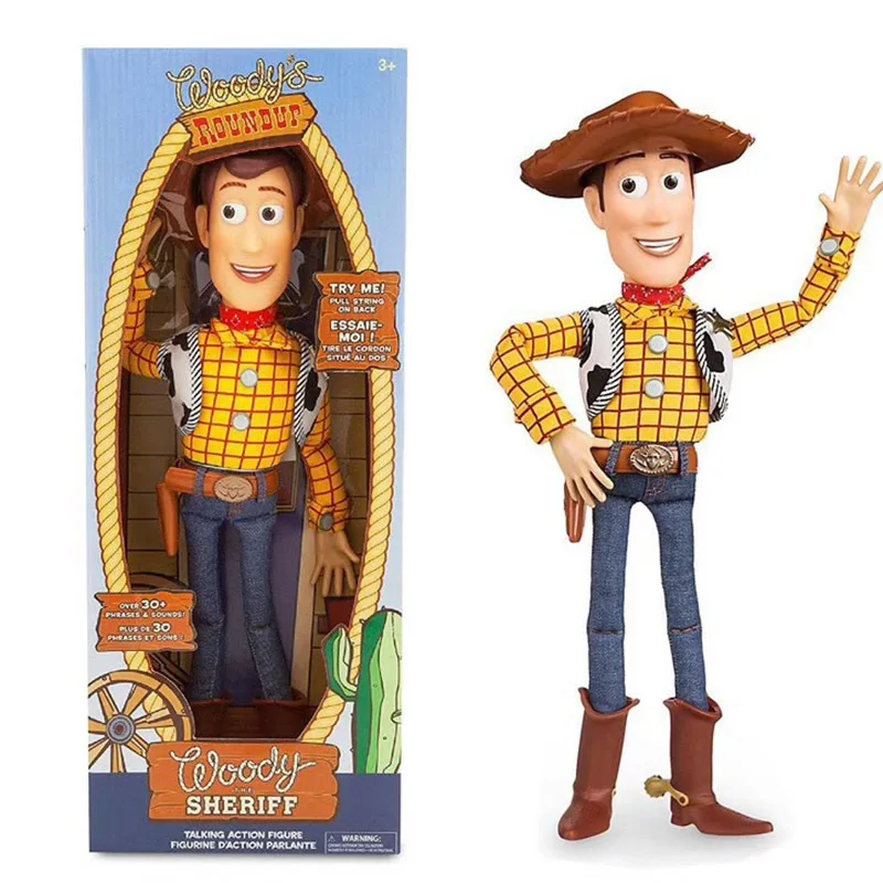D. With original box Игрушка Story3 фигурка говорящий Базз световые светильники в виде игрушек голоса говорящая общая передвижная, ПВХ детский подарок с оригинальной коробкой 25 см - Цвет: D. With original box