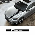 Для Lexus IS RX NX CT GX IS автомобильный Стайлинг капота F спортивные полосы гоночный Автомобильный капот крышка двигателя декоративные наклейки внешние наклейки