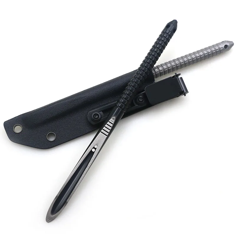 New micro TCP-P crowbar tea needle outdoor EDC hand tool 440c steel practical survival dagger knife gift |