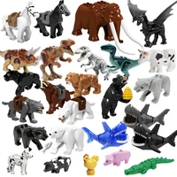 single sell animal world zoo model figure action toy set cartoon simulation animal lovely plastics collection toy for kids