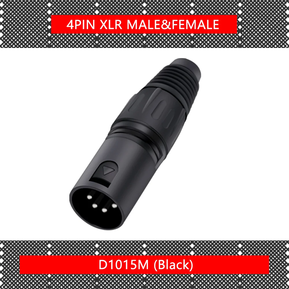 1 шт. мужской/женский 4Pin XLR микрофон аудио кабель для подключения к сети