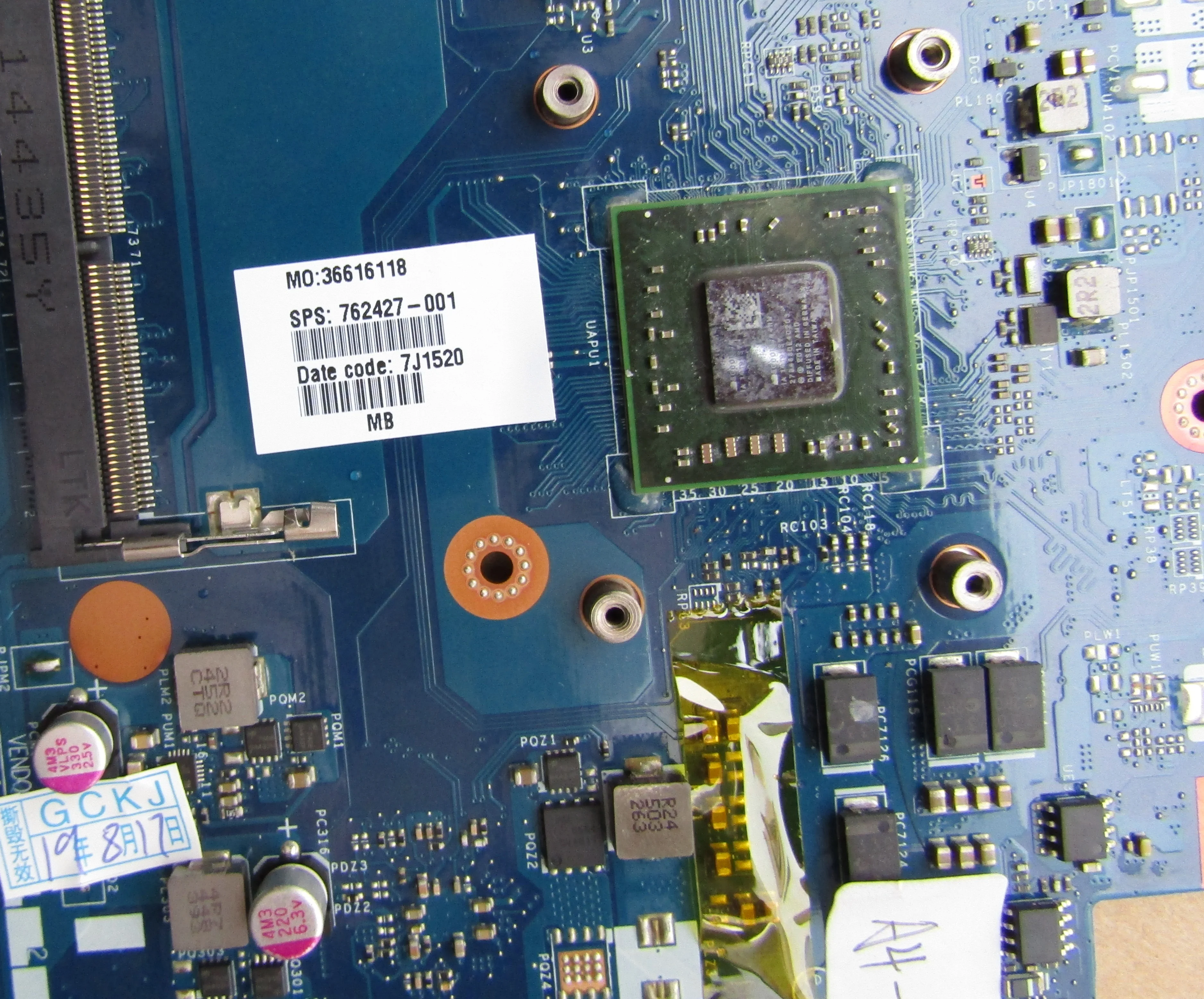 762427-001 762427-501 762427-601 для hp 14-G 245 G3 серии Материнская плата ноутбука A4-5000 Процессор LA-A997P