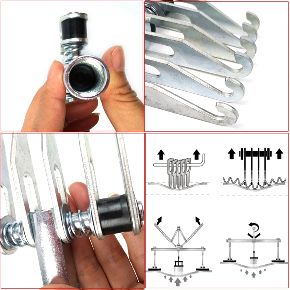 

Auto Car Body 6 Finger Dent Repair Puller Claw Hook For Slide Hammer Tool 16mm Thread Car Body Repair Dent Tool