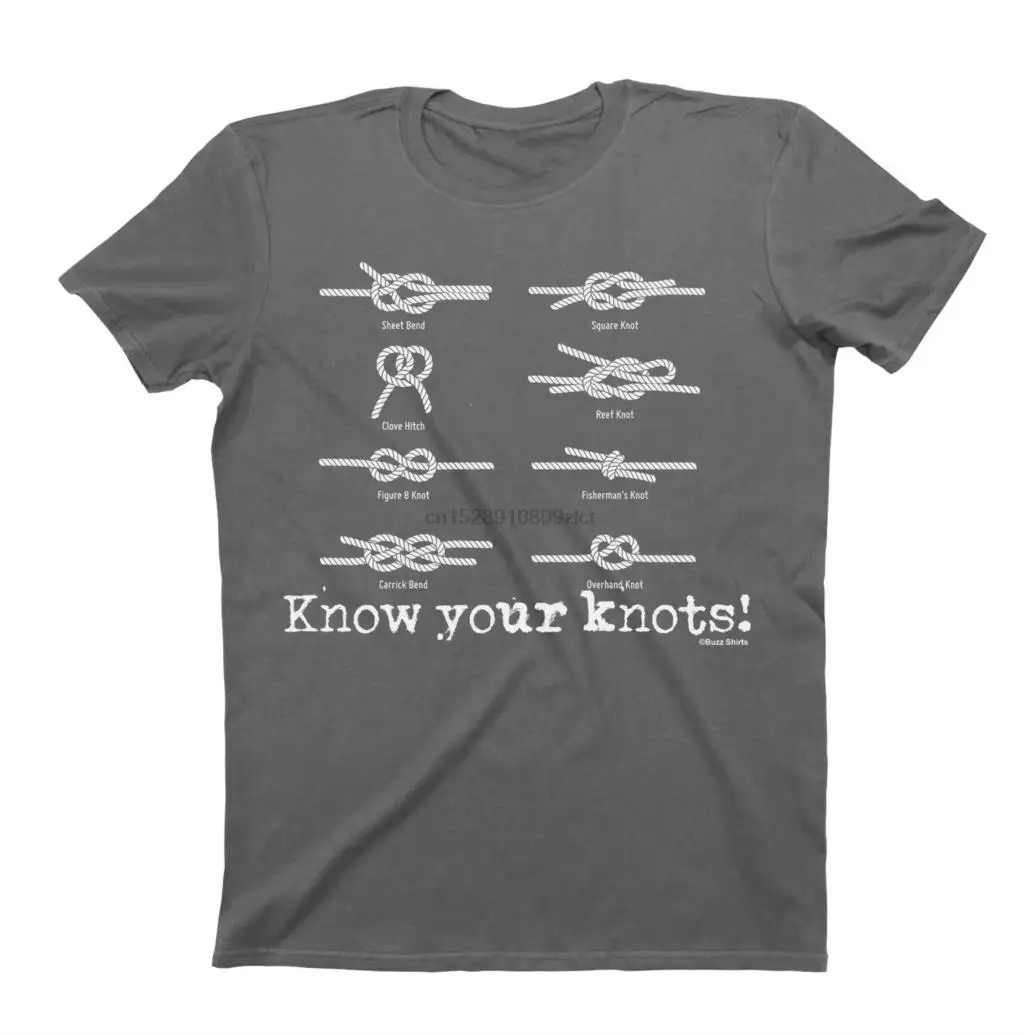 Женская футболка с принтом знайте свой узлов летняя рисунком|Мужские футболки| |