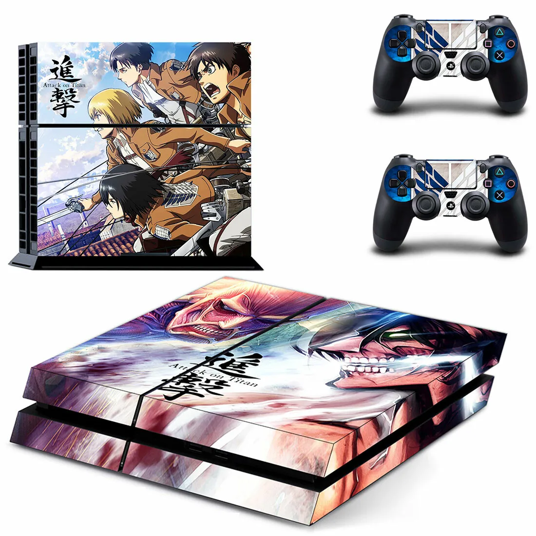 Наклейки атака на Титанов PS4 s игровая станция 4 наклейки для PlayStation скины консоли