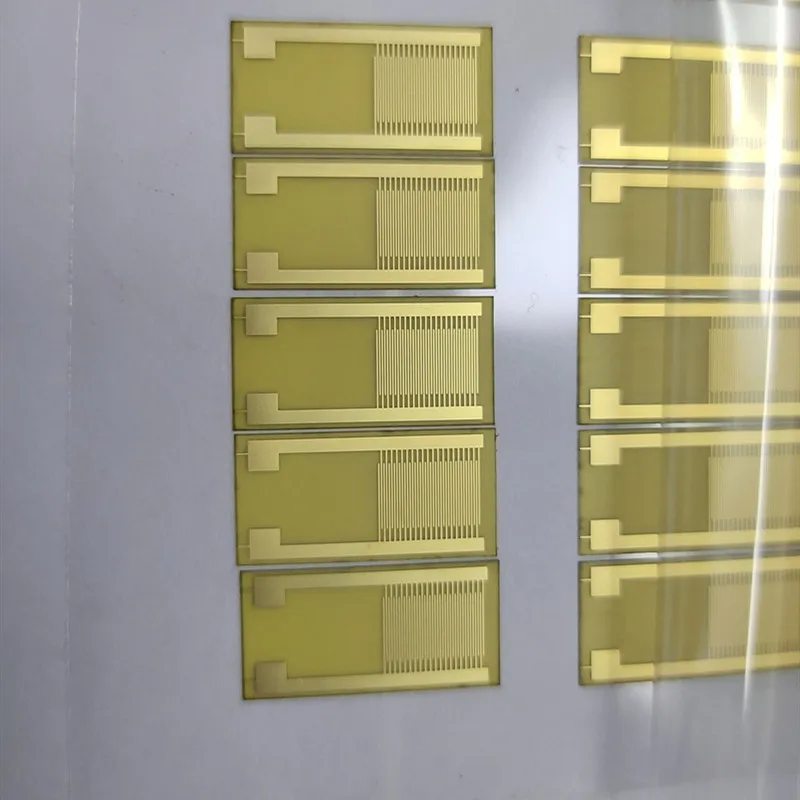 

Spot 100um Flexible PI Interdigitated Electrode IDE Capacitor Array Medical Gas Sensitive Humidity Sensitive Biosensor Chip