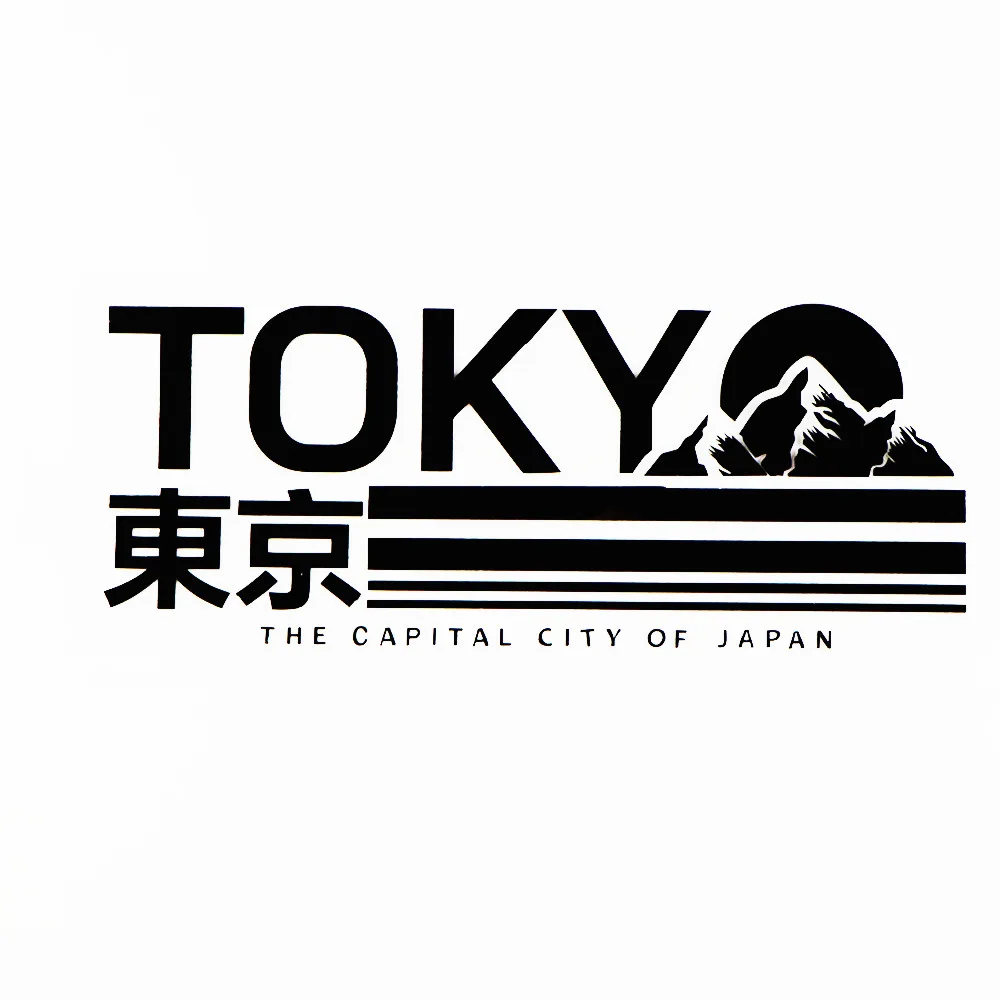 

Наклейка на автомобиль, креативная Аппликация в стиле Токийской столицы, модное украшение для тела, водонепроницаемые солнцезащитные накл...