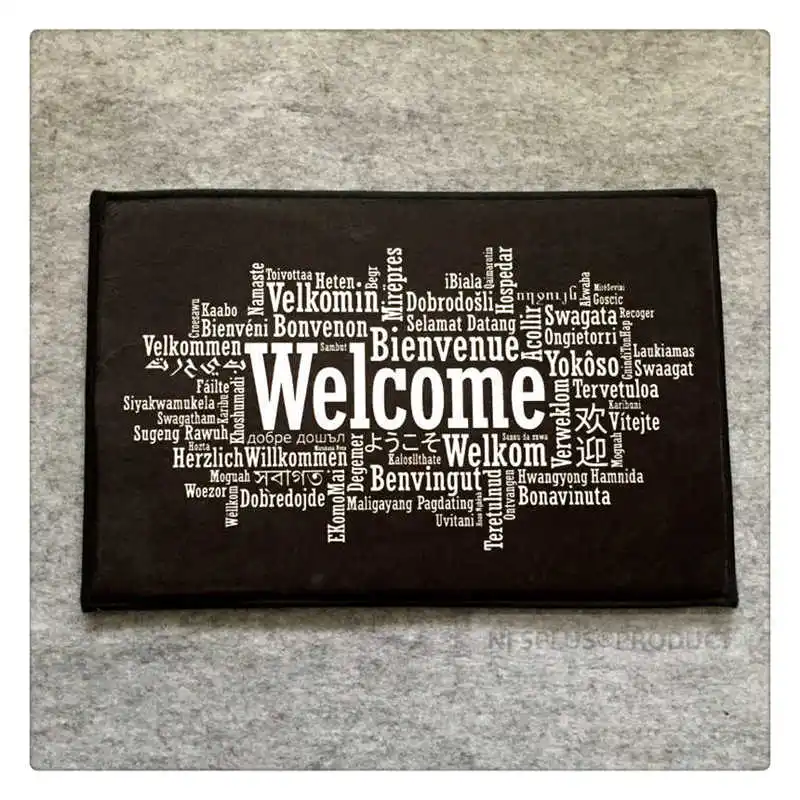 Home Decorative Door Mat Carpet Soft Comfortable Flannel Fabric Rugs Kitchen Bathroom Non Slip Floor Indoor Hallway Doormat | Дом и сад