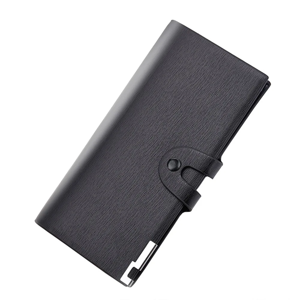 

Buckle wallet men's Japanese and Korean version of long casual clutch bag trendy fashion multi-card student wallet