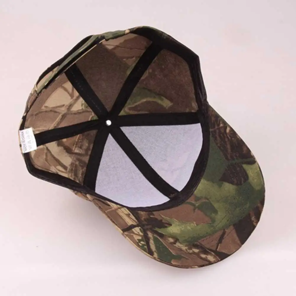 

New Fashion Adjustable Unisex Army Camouflage Camo Cap Casquette Hat Baseball Cap Men Women Casual Desert Hat Outdoor Sunscreen