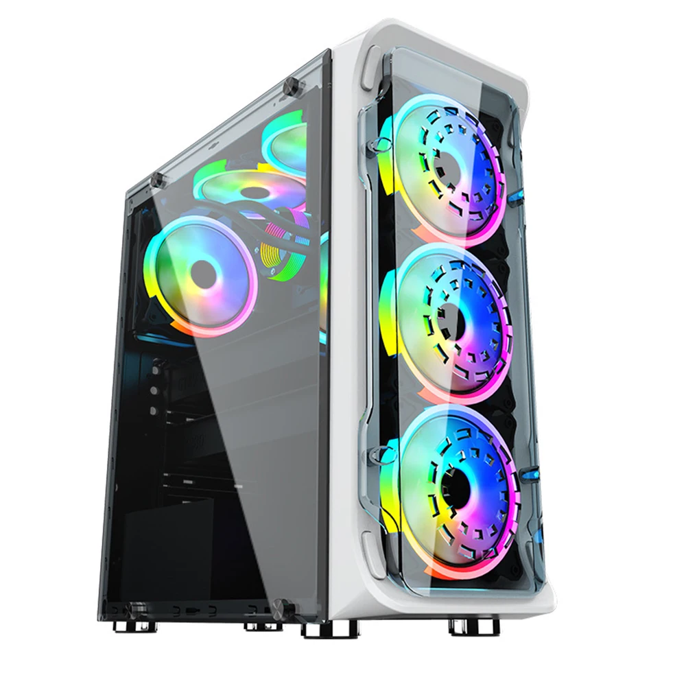 Чехол-накладка IXUR Dazzle ATX прозрачный с акриловой панелью встроенный USB3.0 |