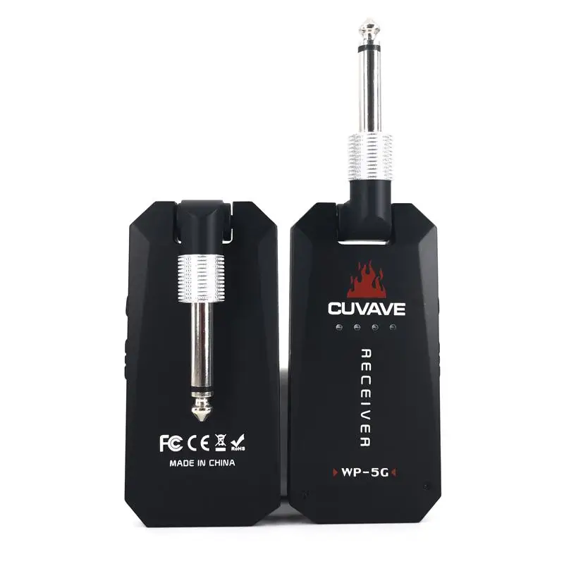 High quality WP-5G Wireless Guitar System Rechargeable Digital Transmitter Receiver for Electric Guitar Bass