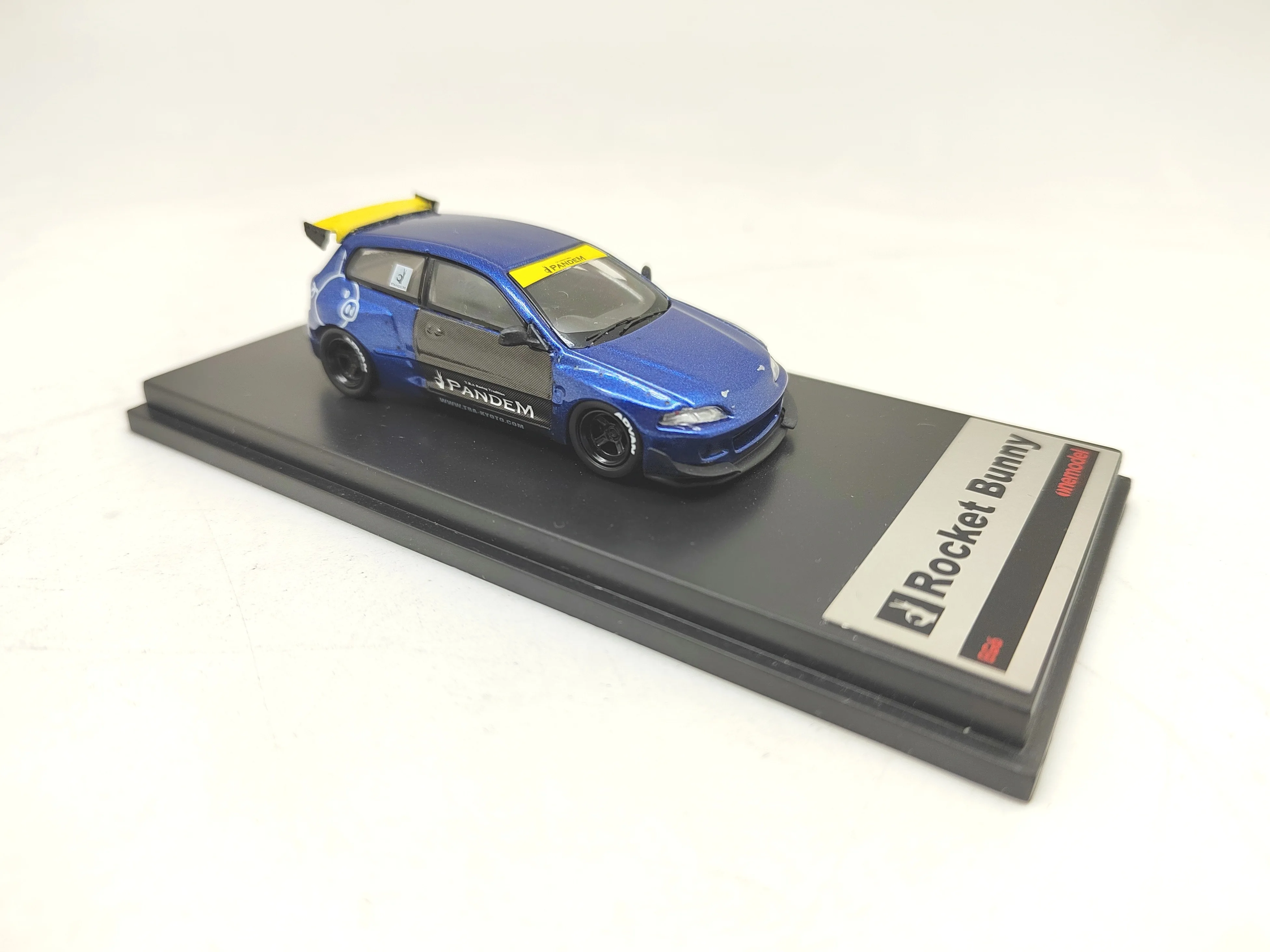 

Onemodel 1:64 EG6 Rocket Bunny Basket Carbon Fiber Blue Diecast Model Car Collection And Birthday Gifts In Stock December 2021