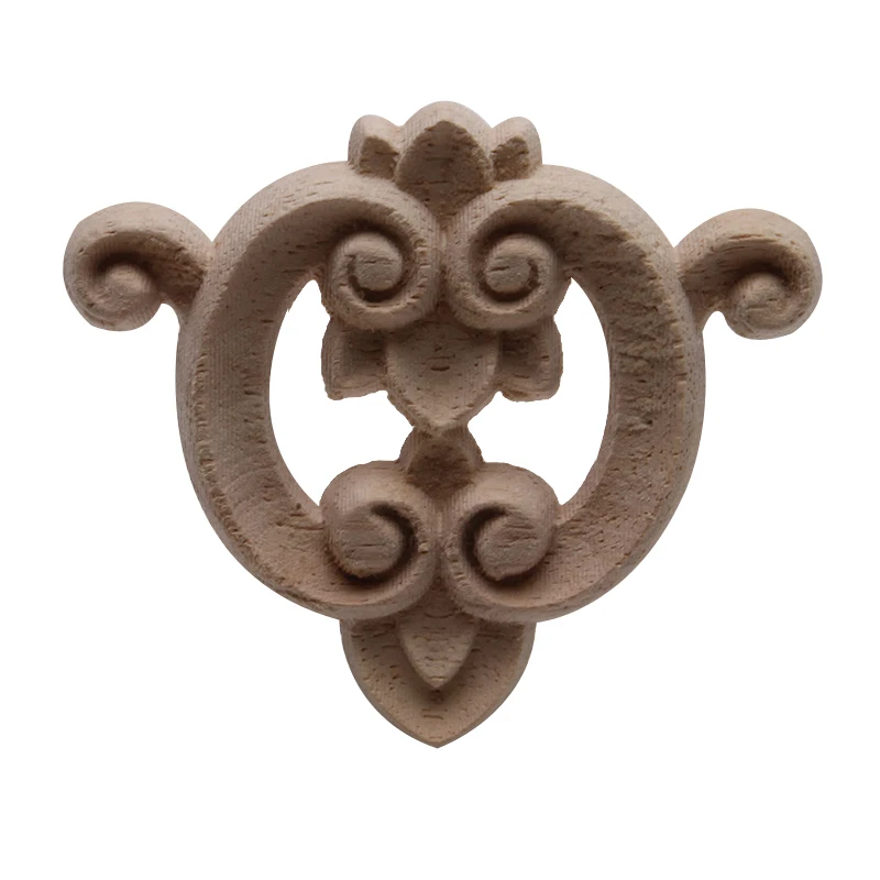 Украшение европейская Современная наклейка на дерево аппликация резьба по