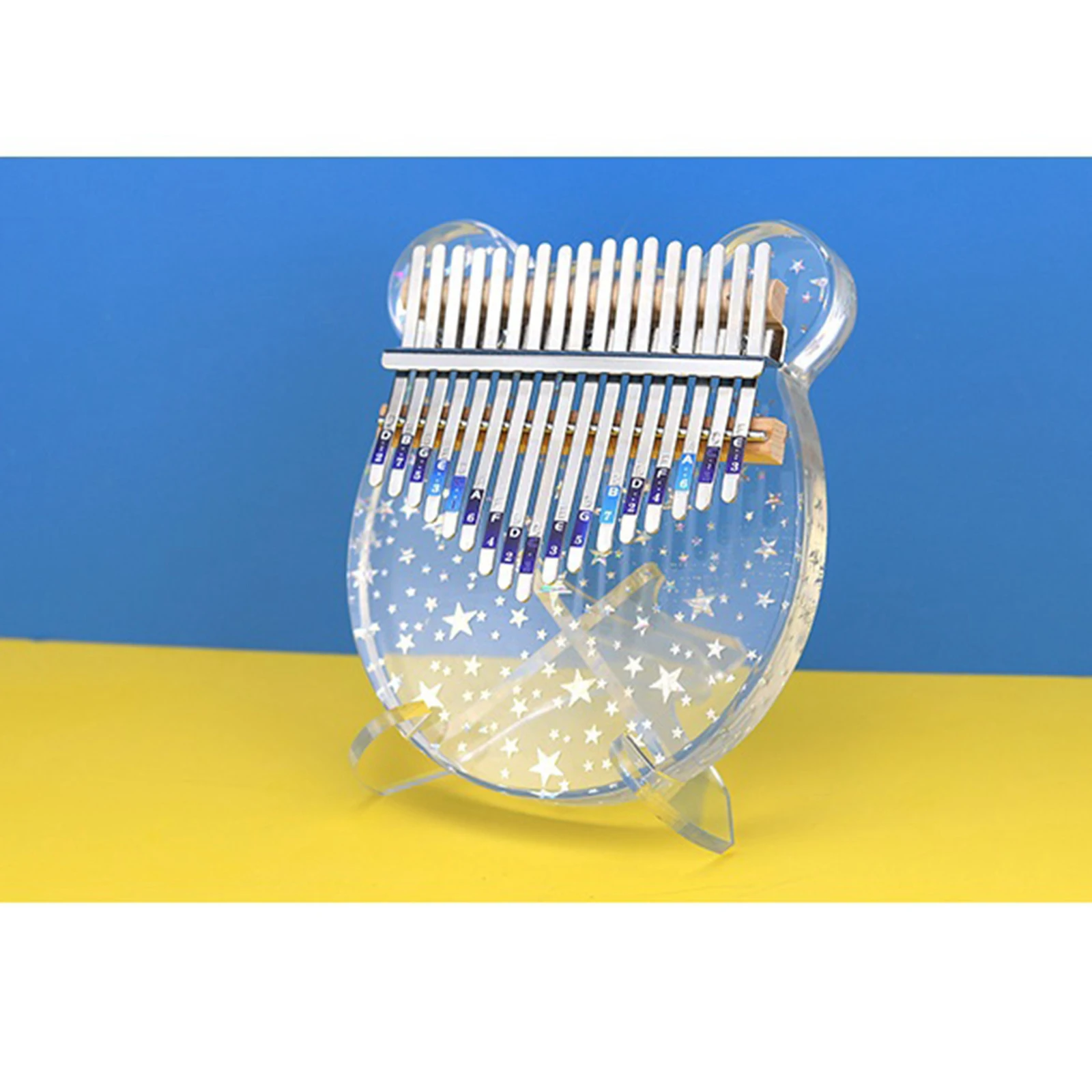 Акриловое пианино Kalimba с 17 клавишами клавиатура Mbira для большого пальца