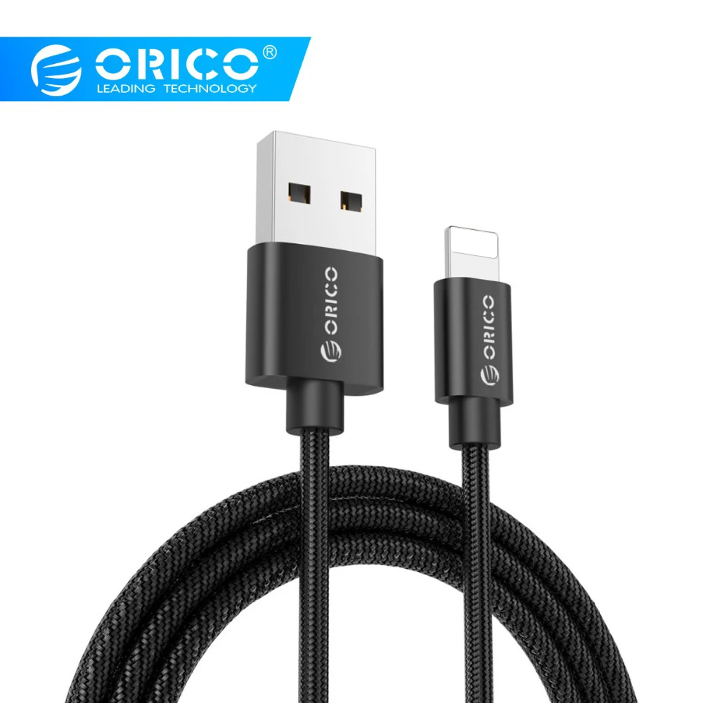 ORICO USB кабель для передачи данных iPhone iOS 10 TYPE-A освещение 8-контактный синхронизации