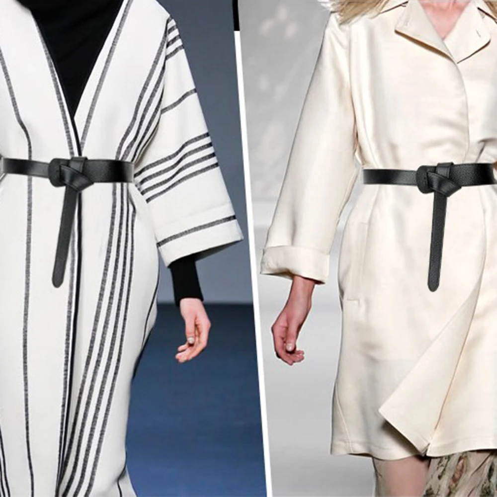 Новый черный широкий корсет женский кожаный пояс галстук Пояс тонкий коричневый