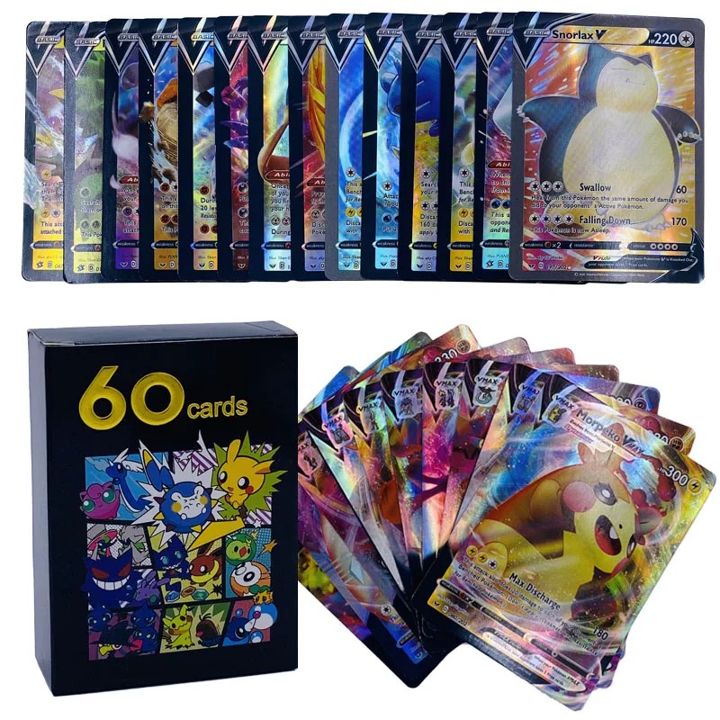 

TOMY Pokemon cards GX tag team EX Mega Vmax shinny card Game Battle Carte Trading Best Selling Children Toy