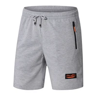knitted sports shorts pocket zipper fashion printed casual pants summer capris beach pants sweat wicking and breathable