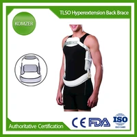 komzer tlso hyperextension back brace thoracic mechanical back pain thoracolumbar injury provides stabilization and comfort