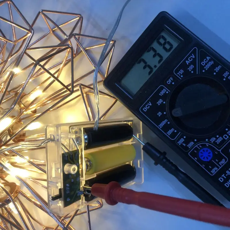 

EU Plug AA AAA Battery Eliminator Replace 2x 3x AA AAA Battery Power Supply Cable for Radio Holiday LED Light Electric Toy K3NB