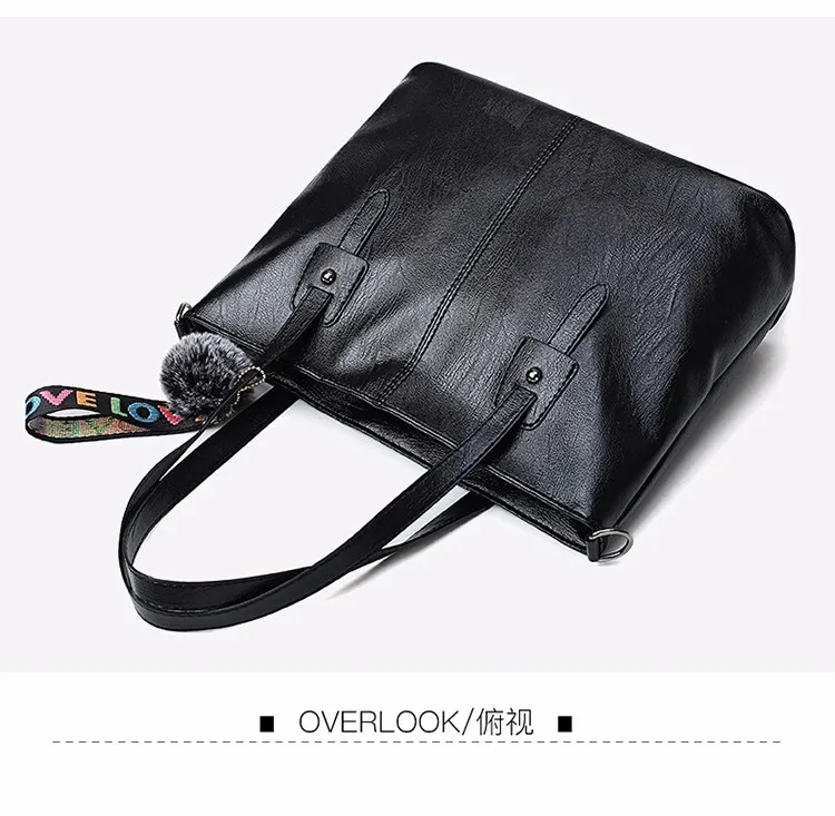 One-shoulder messenger bag ladies simple square handbag pu leather two-piece | Багаж и сумки