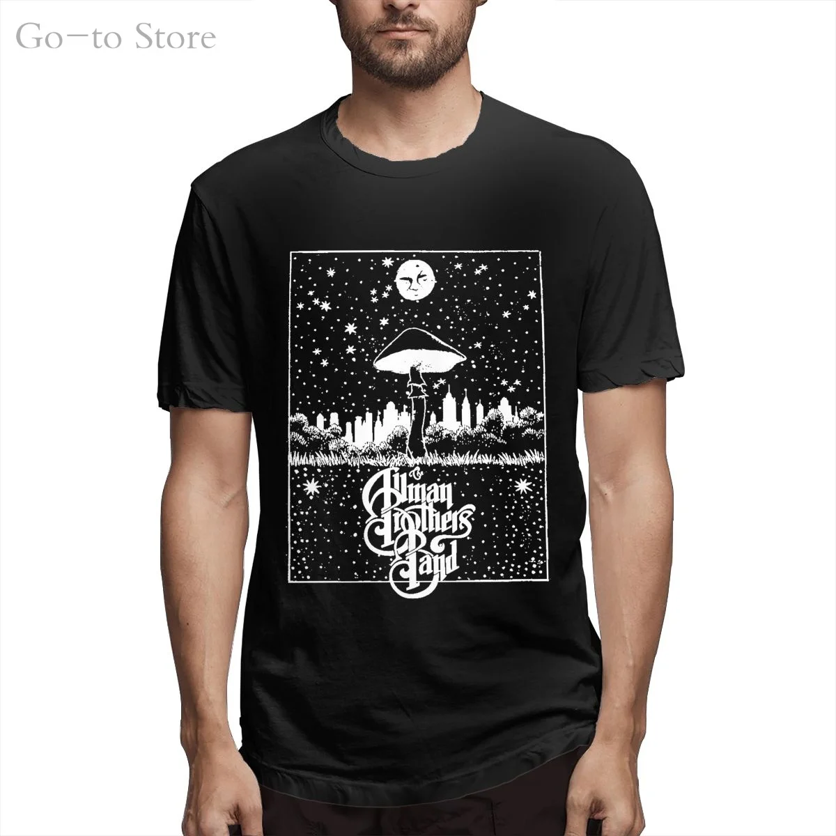 

Allman Cool And Funny Short Sleeved Casual Fashion Cotton T-shirt