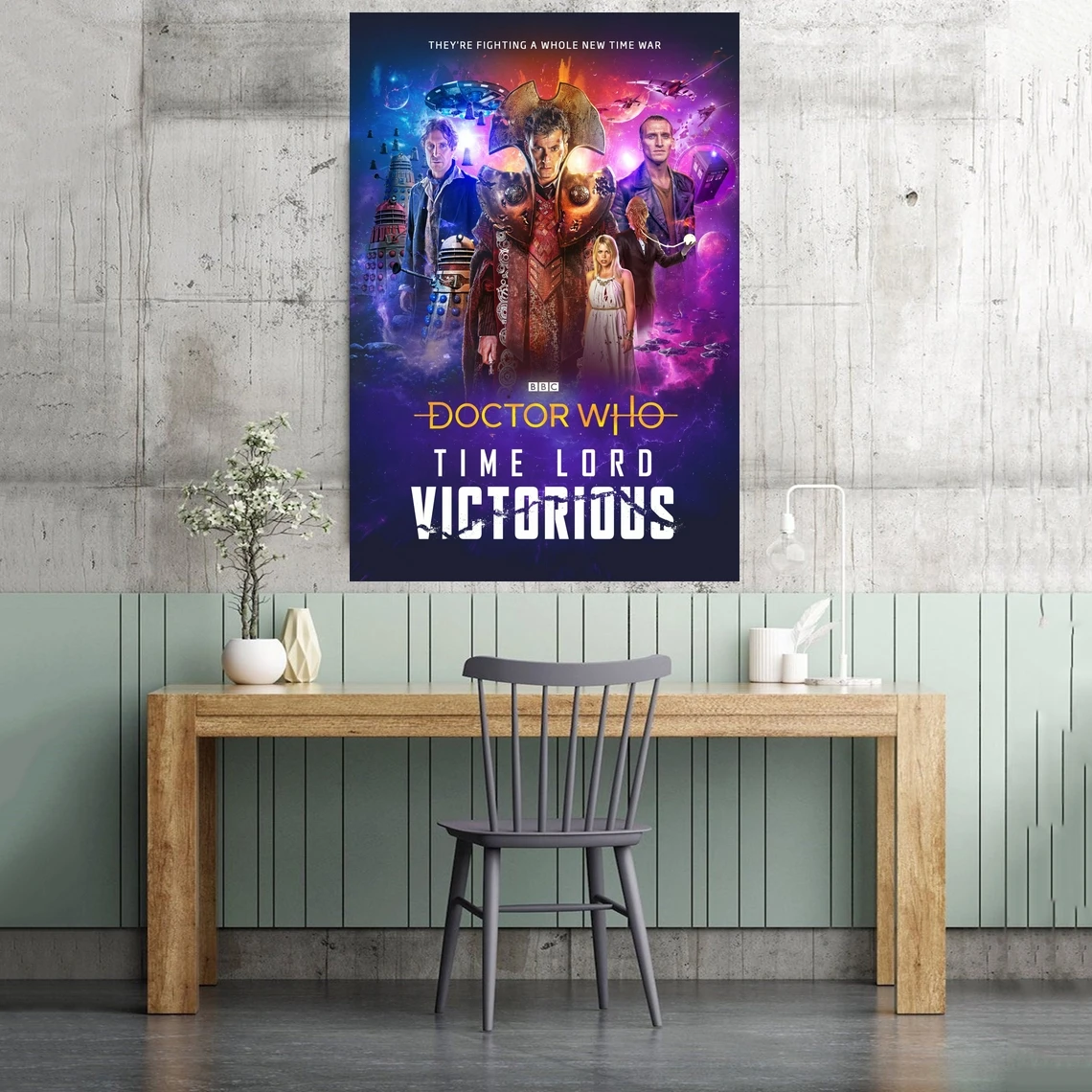 

Doctor Who Time Lord Victorious Sci-Fi British TV Series Canvas Poster Print Home Decoration Wall Painting (No Frame)