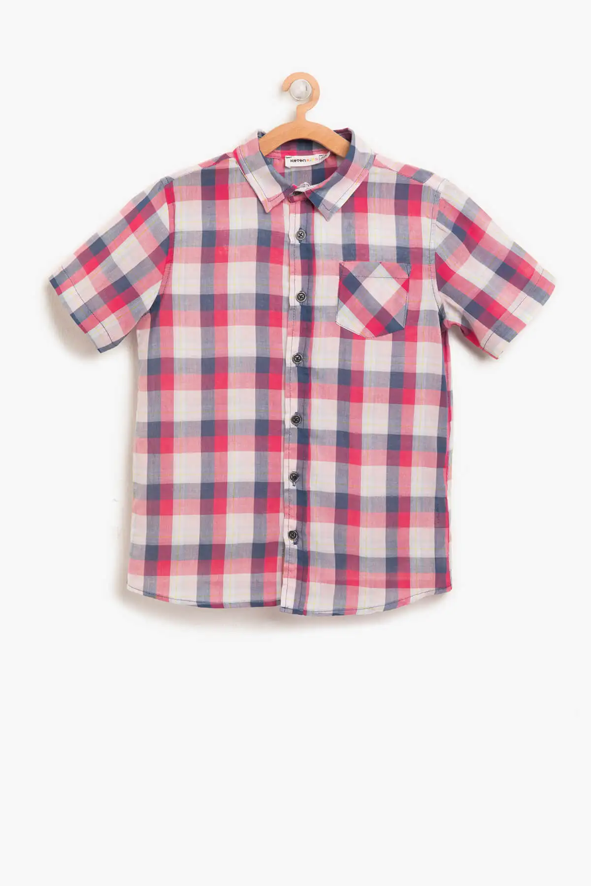 Koton детская красная клетчатая рубашка для мальчиков |