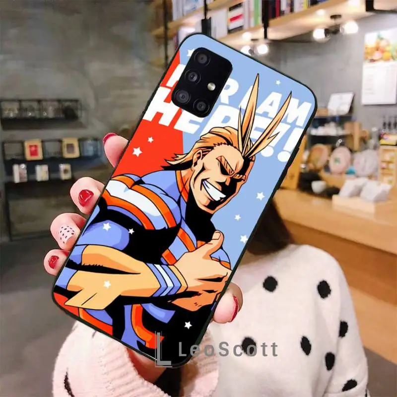 

Anime My Hero Boku Phone Case For Samsung A40 A31 A50 A51 A71 A20E A20S S8 S9 S10 S20 Plus note 20 ultra