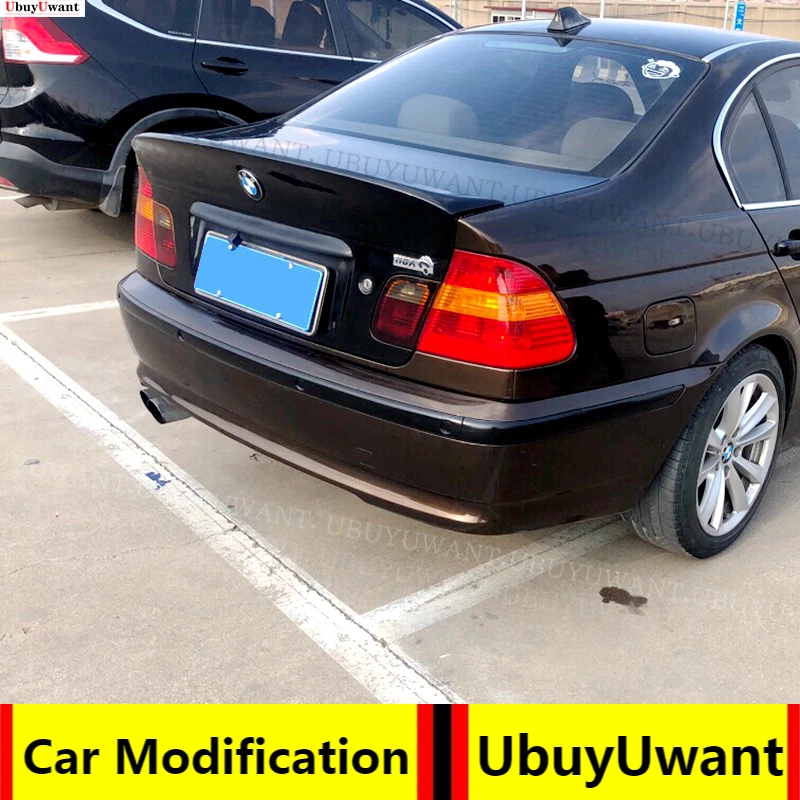 Задний спойлер багажника для BMW E46 Coupe Sedan 320i 325i 328i 2Door 4Door 1998-2006 крыла из углеродного