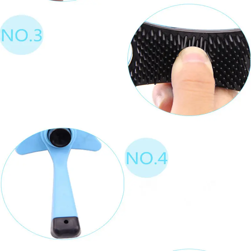 Щетка для собак и кошек самоочищающаяся щетки груминга домашних животных