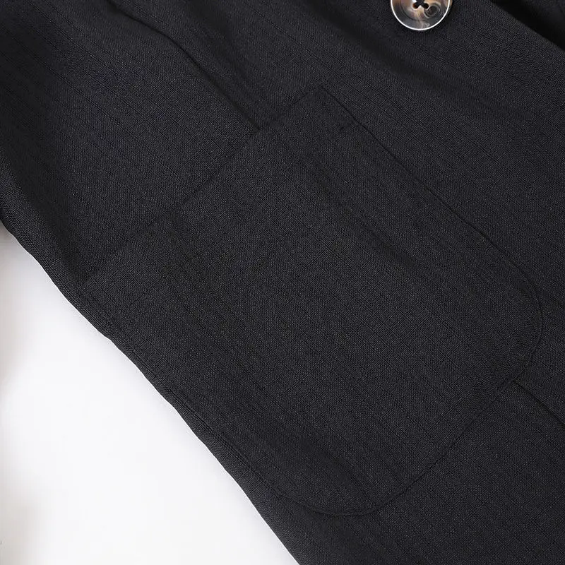 

New Women Blazer Thin Blazer Black white Office Lady Suit Coat 2021 Fashion Women Basic Coats summer Chaquetas Mujer