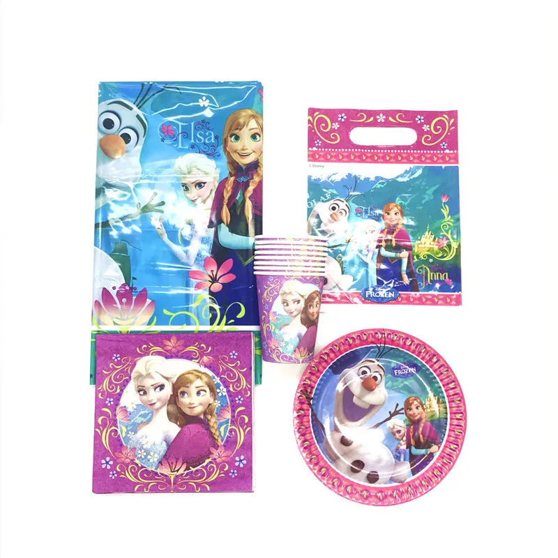 41 шт. Disney замороженные Тема красивые одноразовые День рождения украшения для