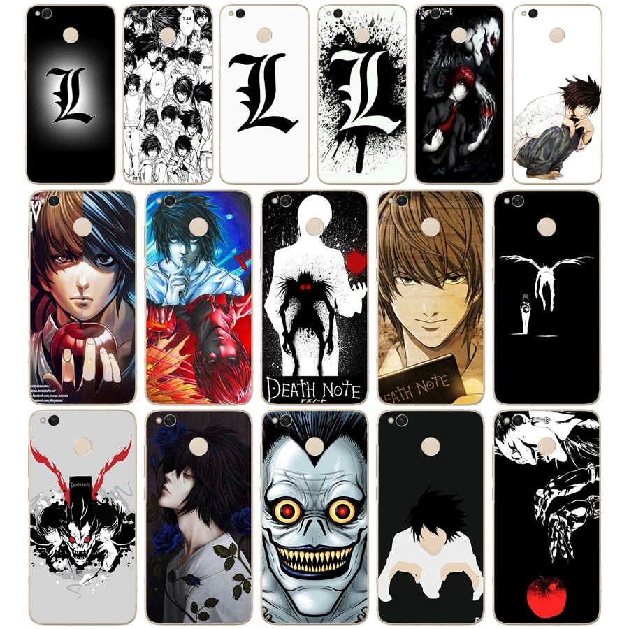 12DD аниме Death Note дизайн Мягкий силиконовый чехол для Xiaomi Redmi 4a 5 plus 4 4x 5a pro mi a1