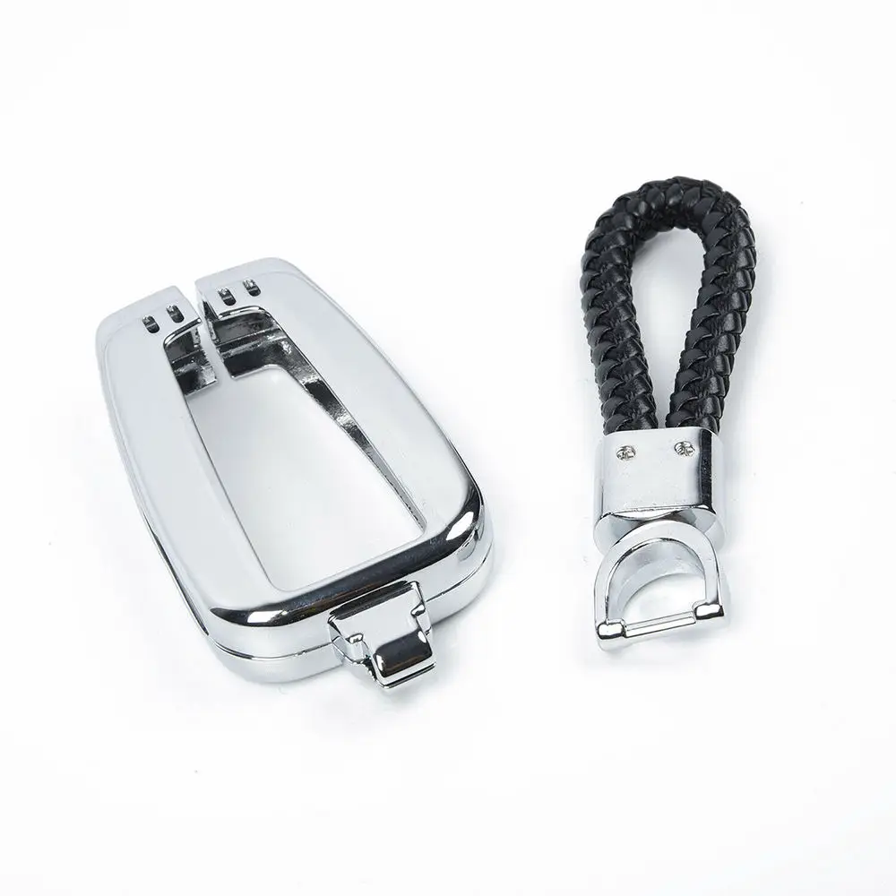 

Car Key Fob Cover Folding Flip Case Genuine Leather Keychain New HOT