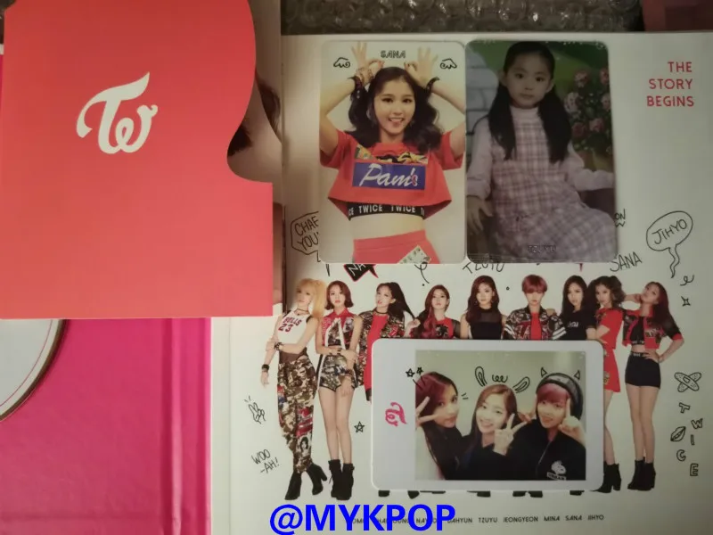 [MYKPOP]~ Официальный~ два раза мини#1: история начинается альбом, KPOP Fans Коллекция-SA19091706