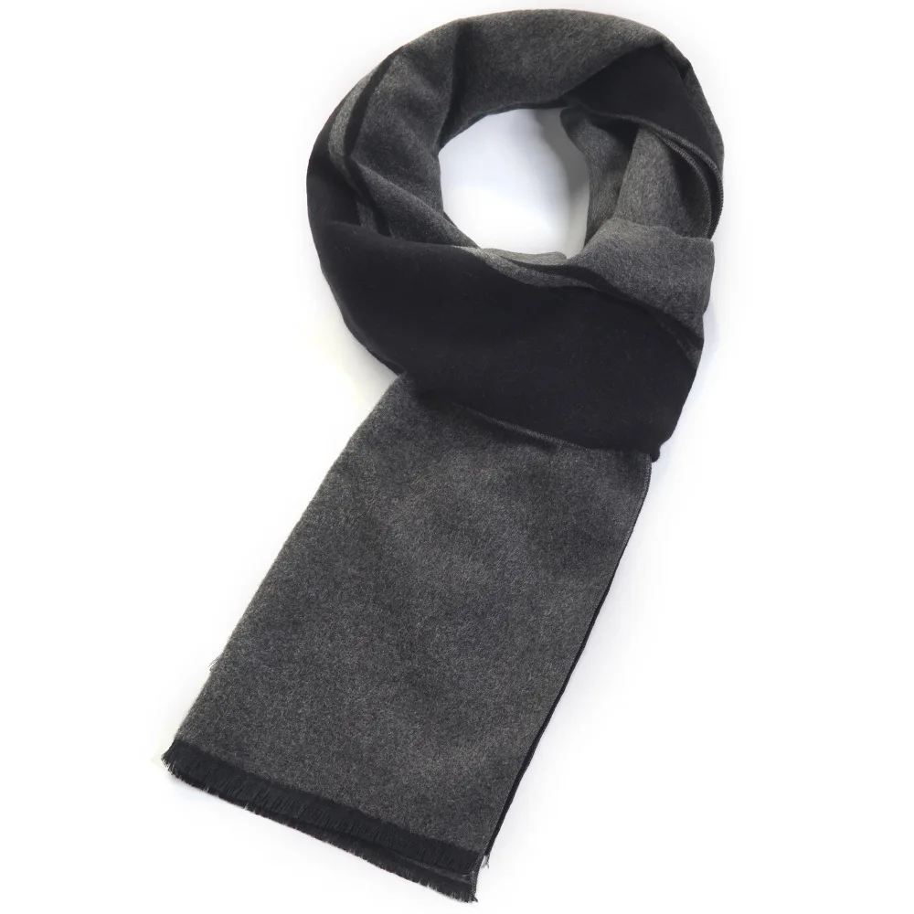 

New Autumn Winter Men's Scarf Brush Warmth Fashion Plaid Business Casual Scarves for Men Long Bib Shawl Wrap Cashmere European
