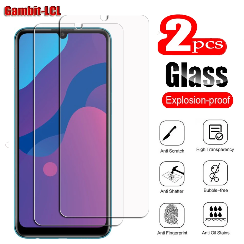 

2Pcs Original Protective Tempered Glass For Huawei Honor 9A 6.3" Honor9A MOA-LX9N Screen Protective Protector Cover Film