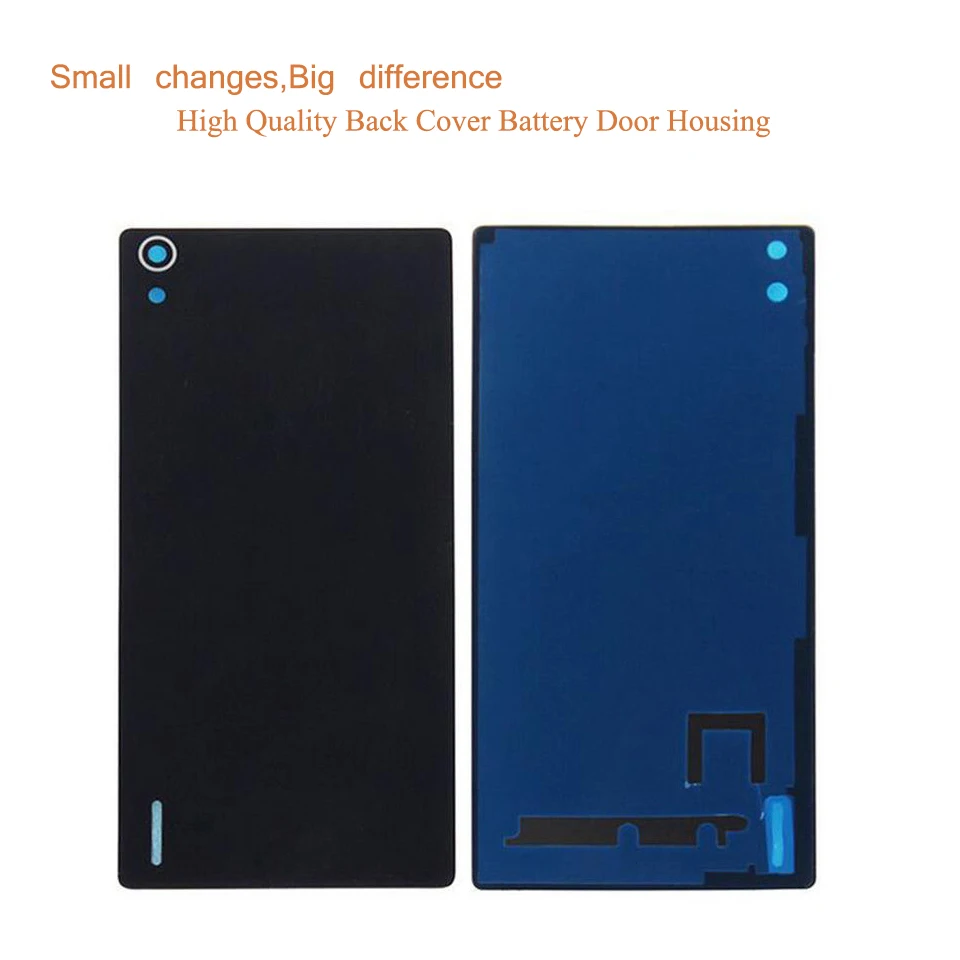 Для huawei ASCEND P7 P7-L10 P7-L00 P7-L05 София Корпус Батарея на заднюю крышку чехол задняя дверь шасси-бампер для мобильного телефона Стекло