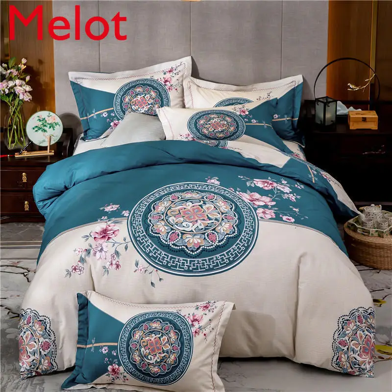 

3D Bedding Set Custom Single Double Big Size 3pcs down Quilt Cover Set Quilt/Quilt Pillow Case Flower Home Textile