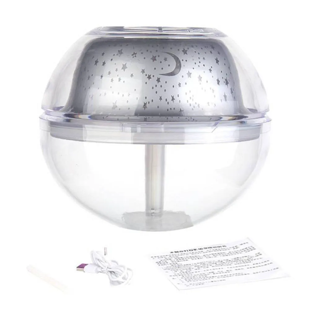 Usb Air Humidifier Purifier Aroma Diffuser Steam Ultrasonic Aromatherapy Mist Make Colorful Led Projection Lamp | Дом и сад