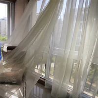 luxury indoor insect fly mosquito window screen curtains voile tulles door treatments for kitchen window drapes