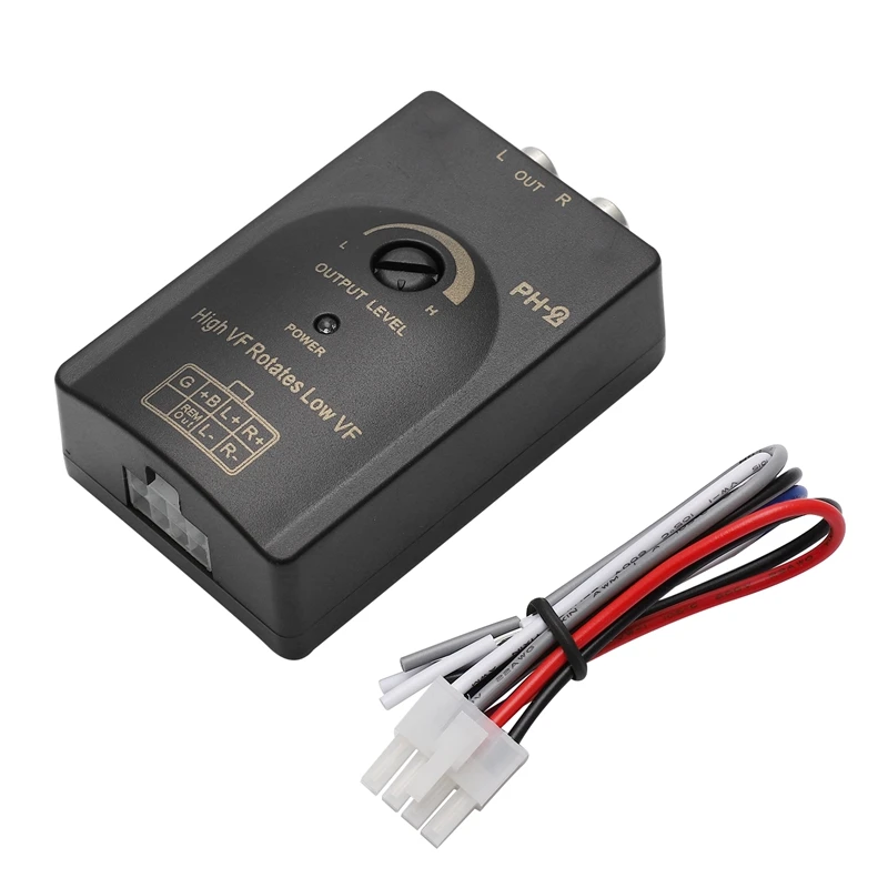 Низкоуровневый конвертер адаптер автомобильный аудио RCA Радио