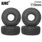 Резиновые шины для гусеничного хода 1:10, 4 шт., 115 мм, SCX10, SCX10 II, JEEP 90046, 90047, TRX-4, Defender G500, TRX-6, G63