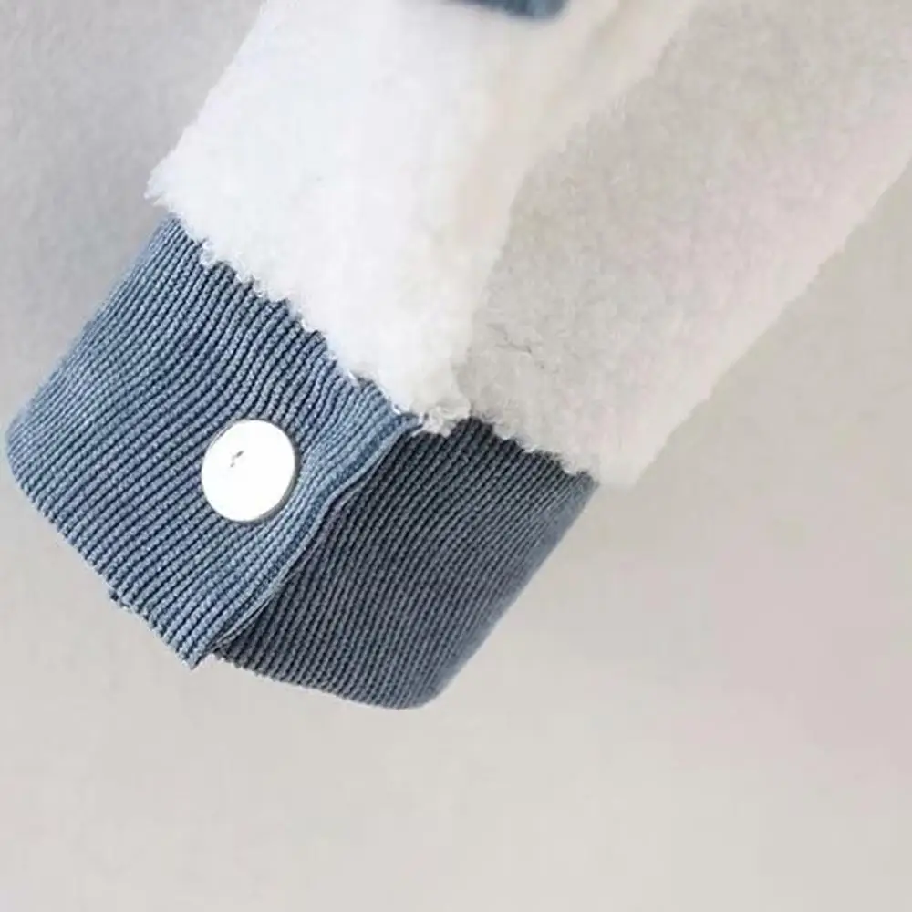 Вельветовые пальто из шкуры ягненка куртки с длинными рукавами и классическим